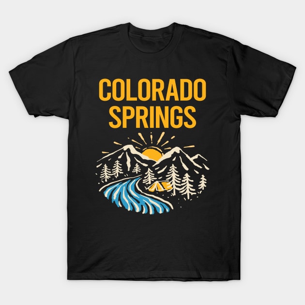 Nature Landscape Colorado Springs T-Shirt by rosenbaumquinton52